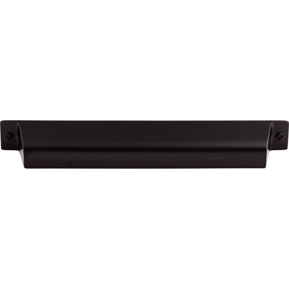 Channing Cup Pull by Top Knobs - Flat Black - New York Hardware
