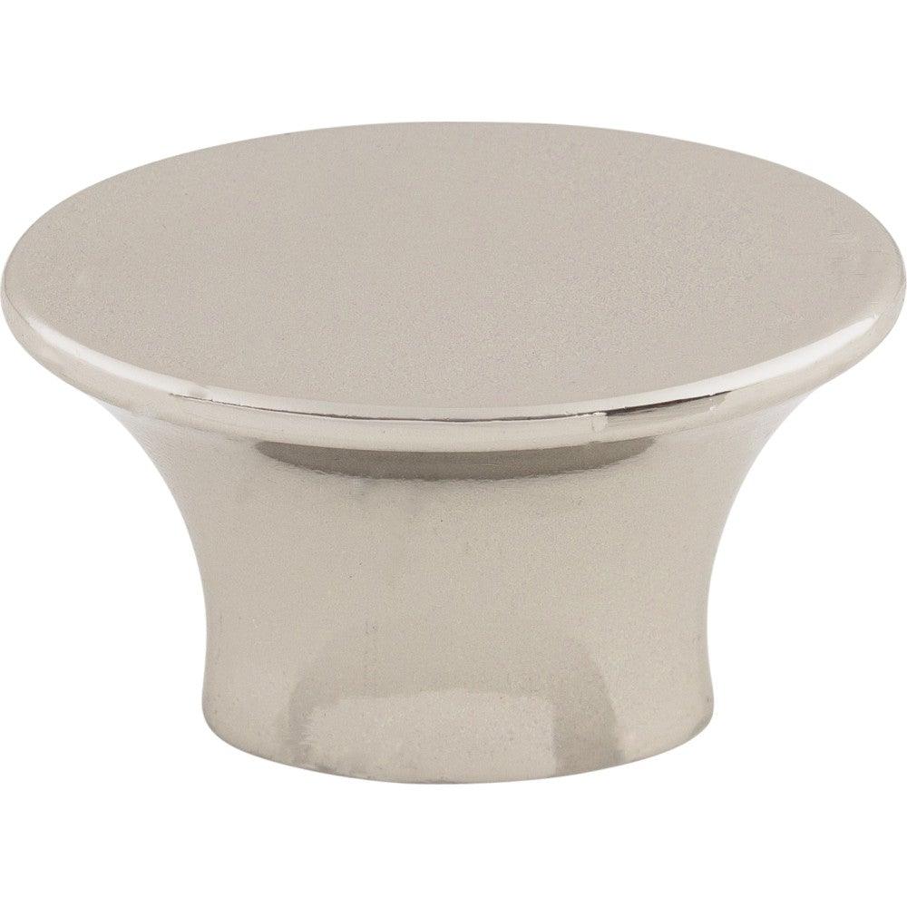 Edgewater Knob by Top Knobs - Polished Nickel - New York Hardware