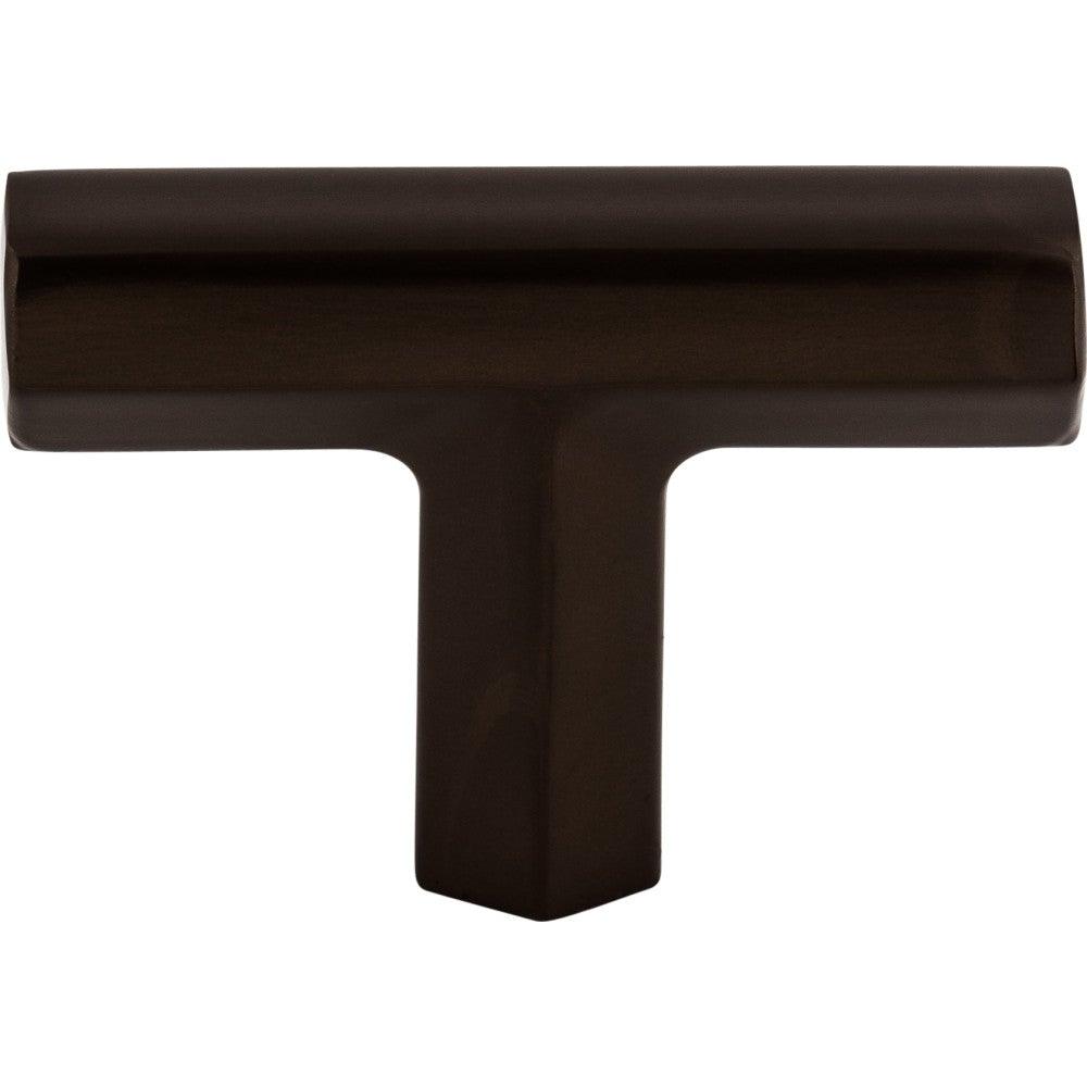 Lydia T Shaped Knob by Top Knobs - Oil Rubbed Bronze - New York Hardware