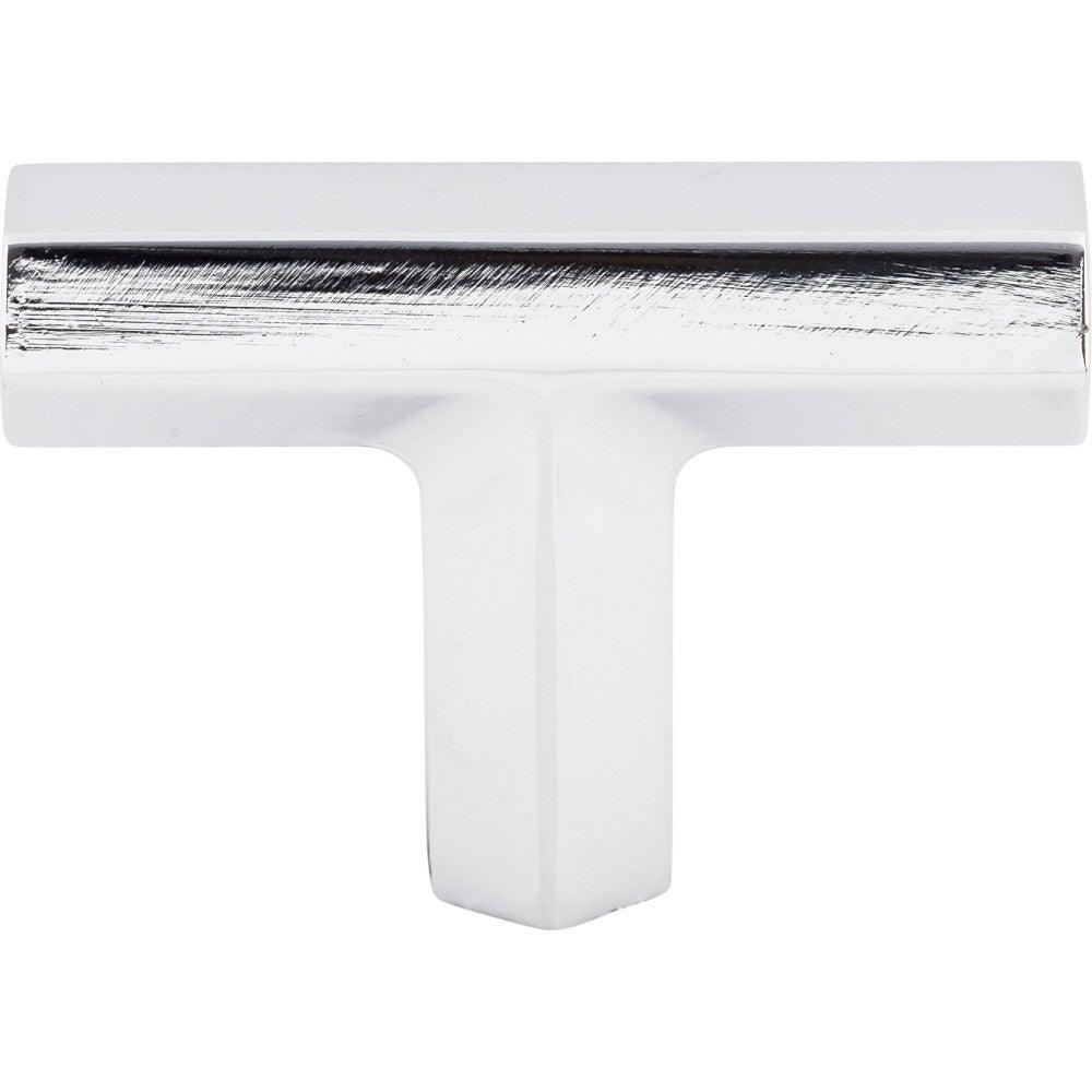 Lydia T Shaped Knob by Top Knobs - Polished Chrome - New York Hardware