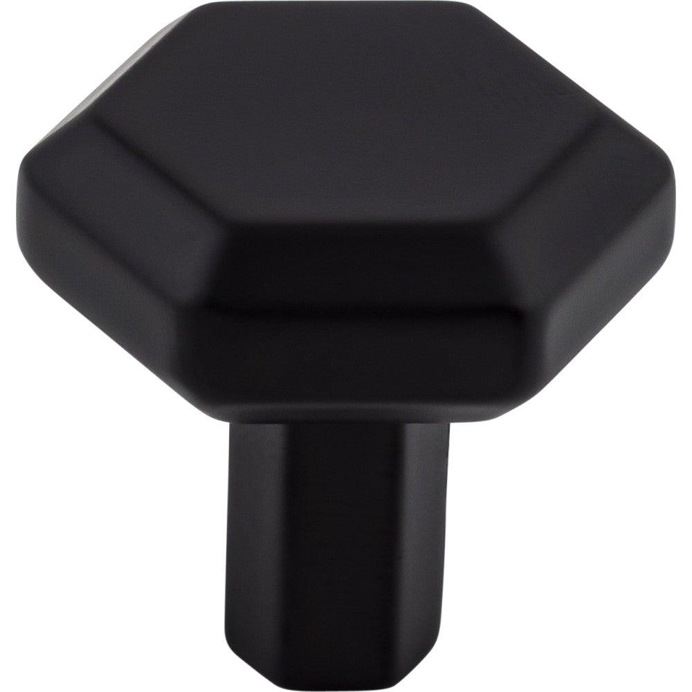 Lydia Knob by Top Knobs - Flat Black - New York Hardware