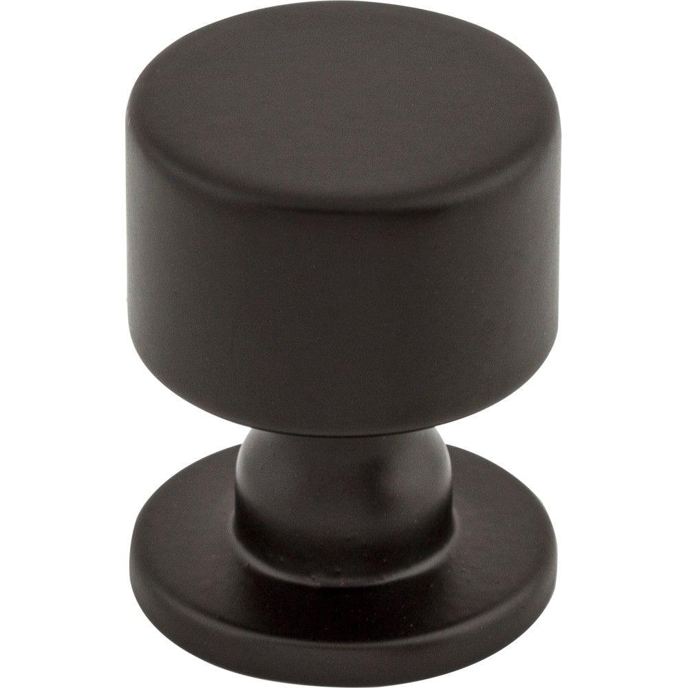 Lily Knob by Top Knobs - Flat Black - New York Hardware