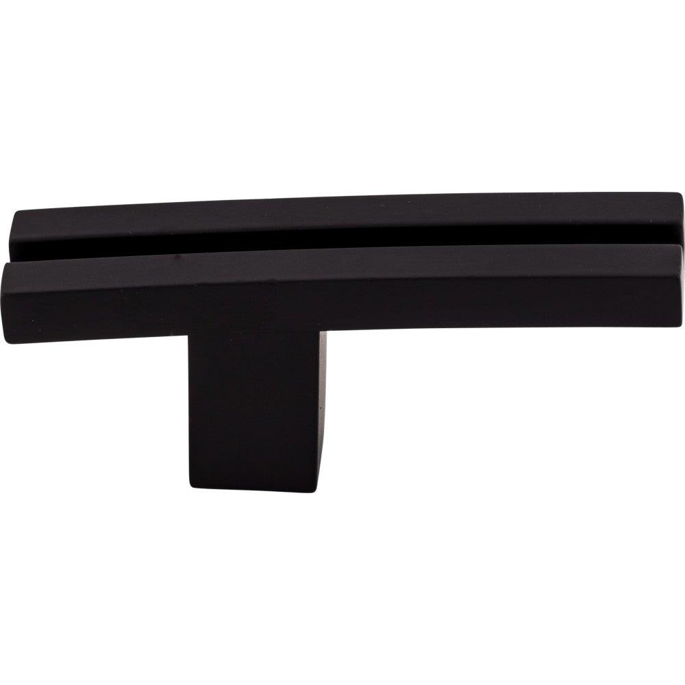 Inset Knob by Top Knobs - Flat Black - New York Hardware