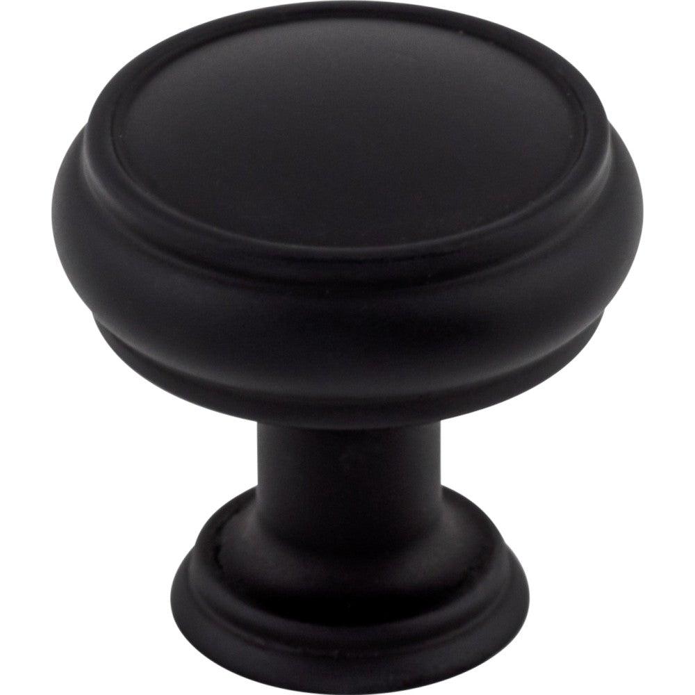 Eden Knob by Top Knobs - Flat Black - New York Hardware