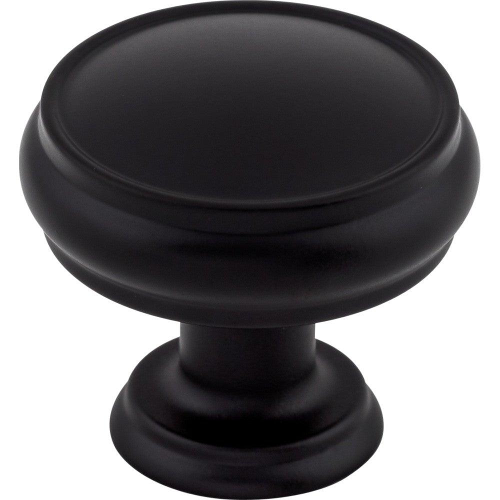 Eden Knob by Top Knobs - Flat Black - New York Hardware