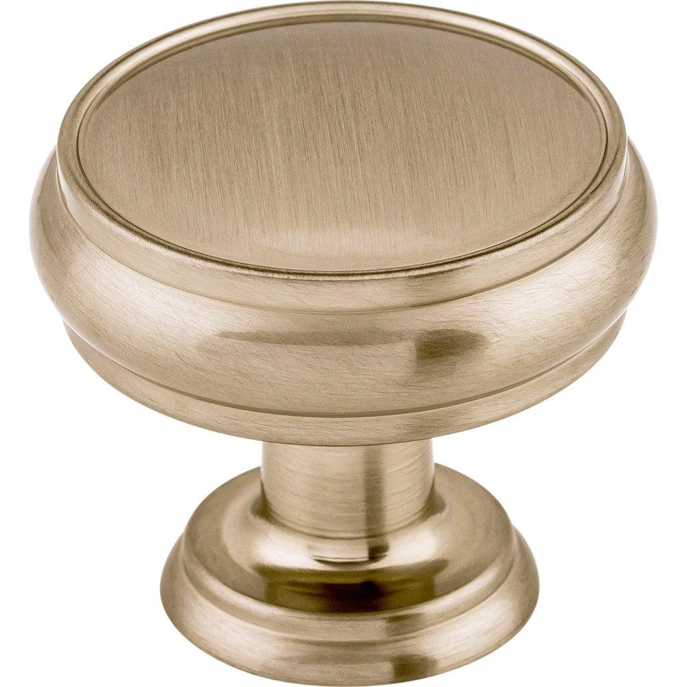 Eden Knob by Top Knobs - Brushed Satin Nickel - New York Hardware