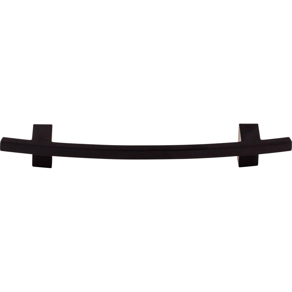 Slanted Pull by Top Knobs - Flat Black - New York Hardware