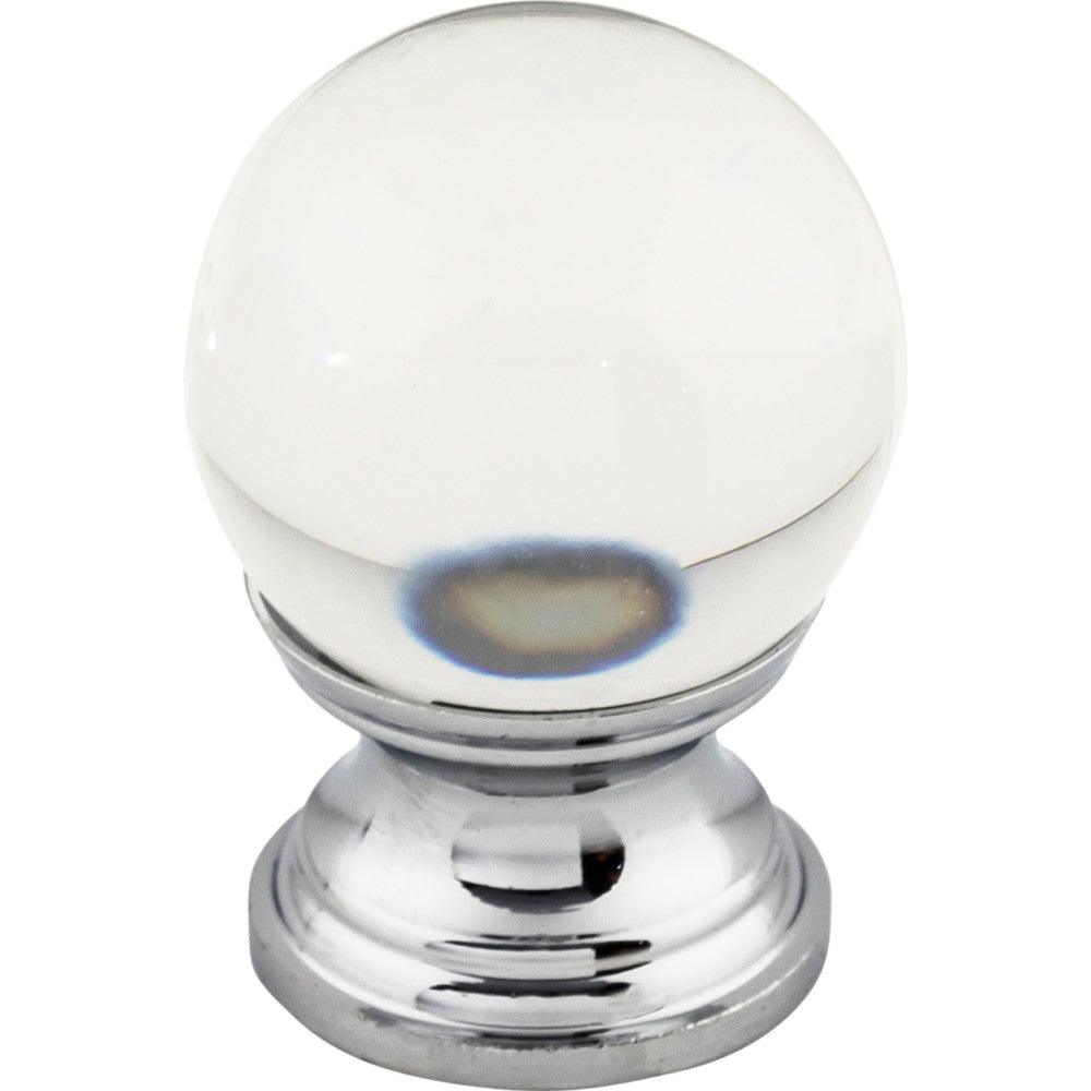 Clarity Knob by Top Knobs - Polished Chrome - New York Hardware
