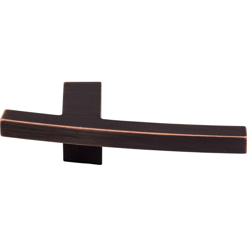Slanted A Knob by Top Knobs - Tuscan Bronze - New York Hardware