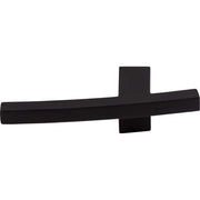 Slanted B Knob by Top Knobs - Flat Black - New York Hardware