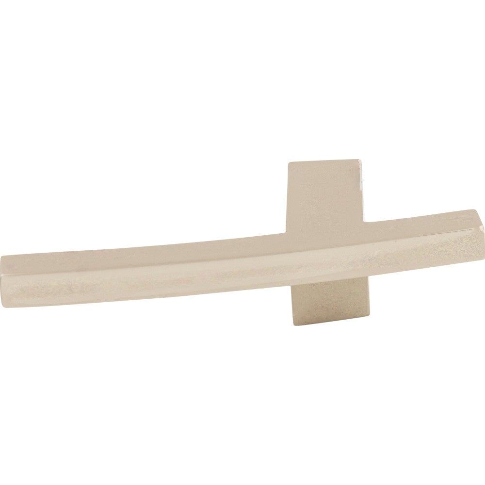 Slanted B Knob by Top Knobs - Polished Nickel - New York Hardware