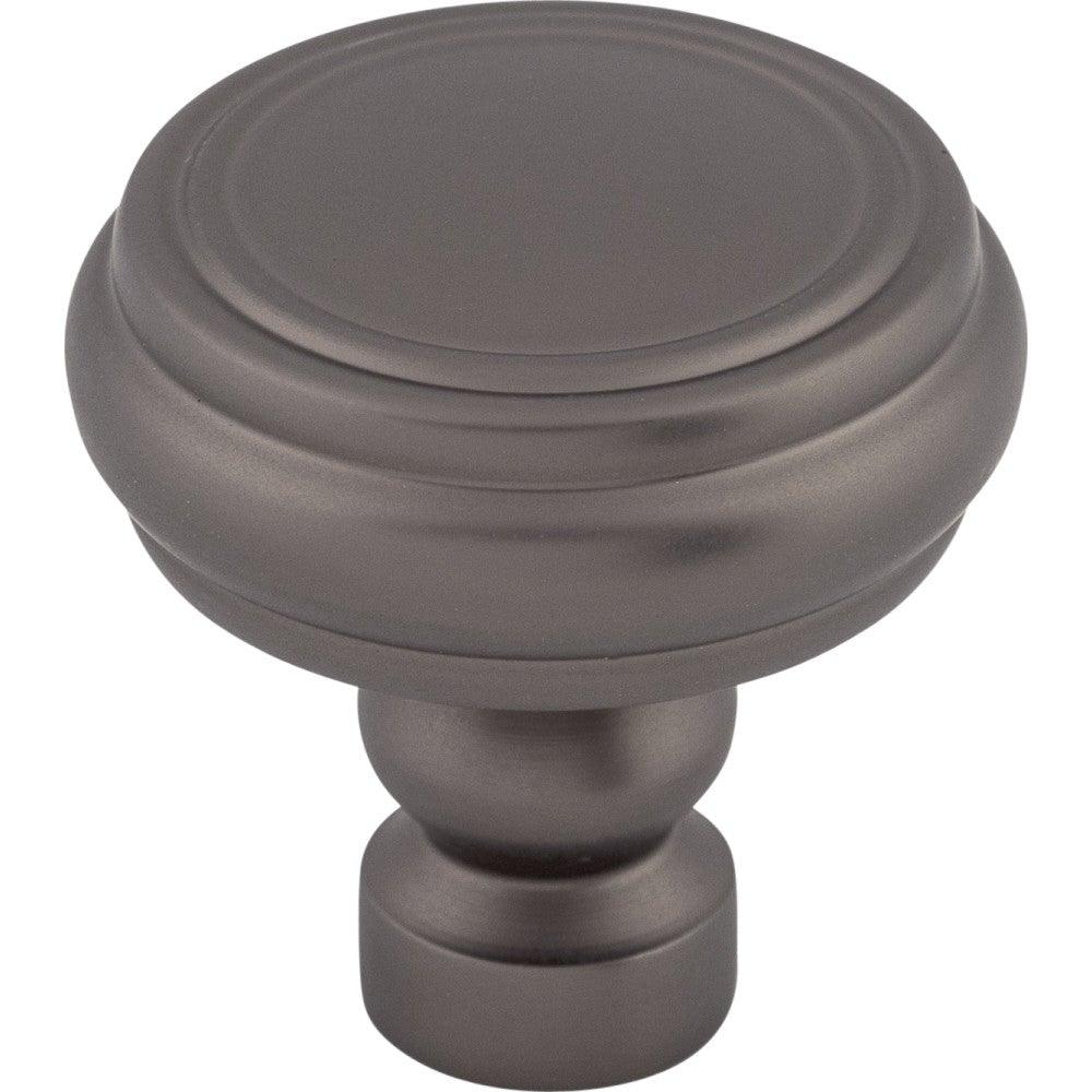 Brixton Rimmed Knob by Top Knobs - Ash Gray - New York Hardware