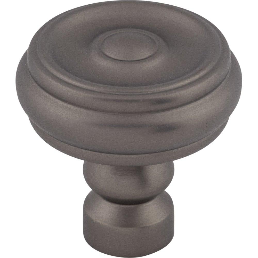 Brixton Button Knob by Top Knobs - Ash Gray - New York Hardware