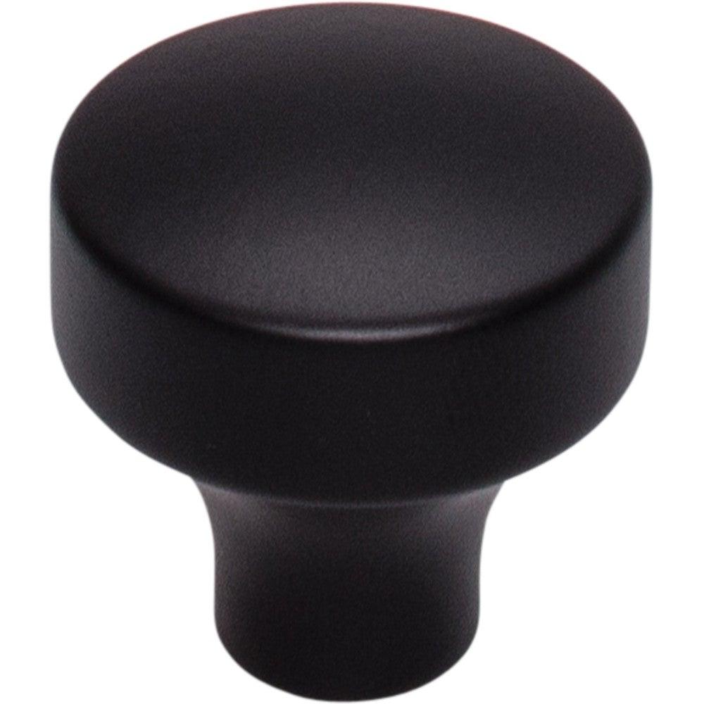Kinney Knob by Top Knobs - Flat Black - New York Hardware