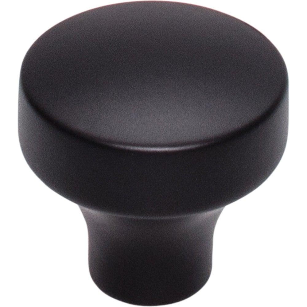 Kinney Knob by Top Knobs - Flat Black - New York Hardware