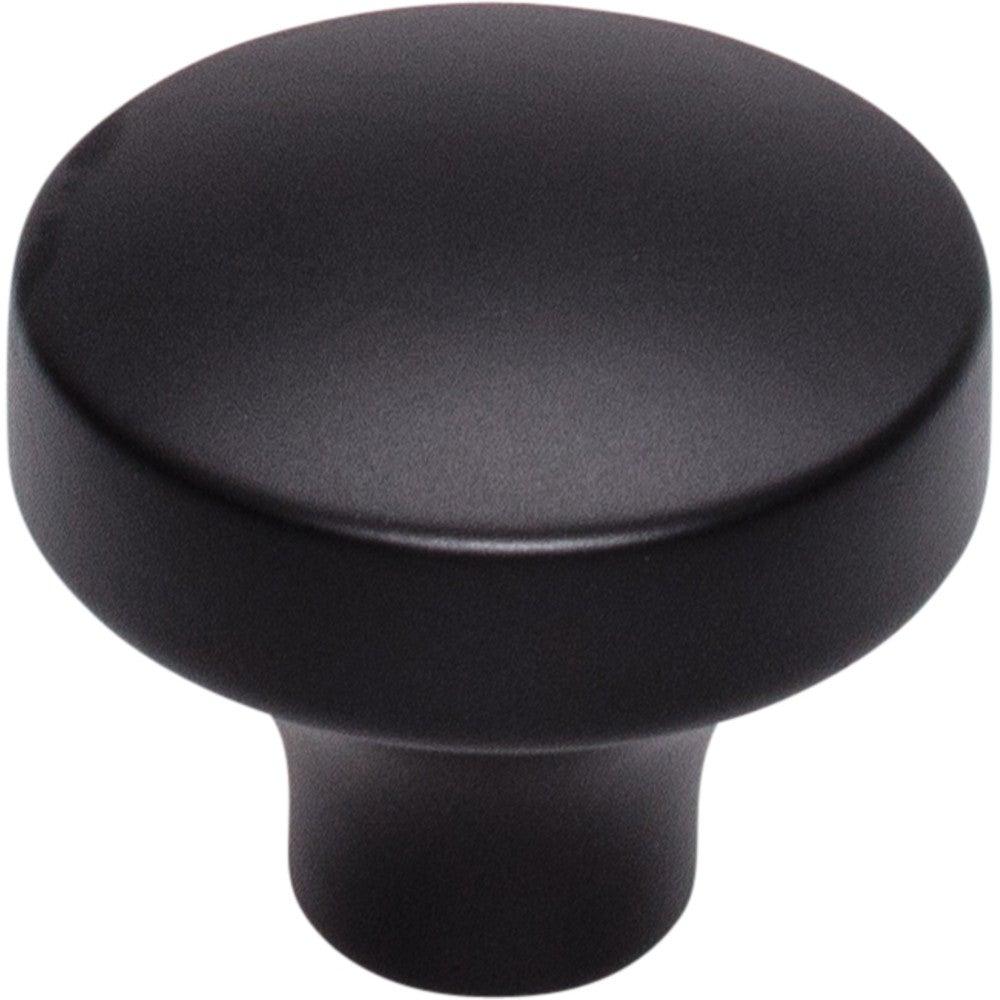 Kinney Knob by Top Knobs - Flat Black - New York Hardware