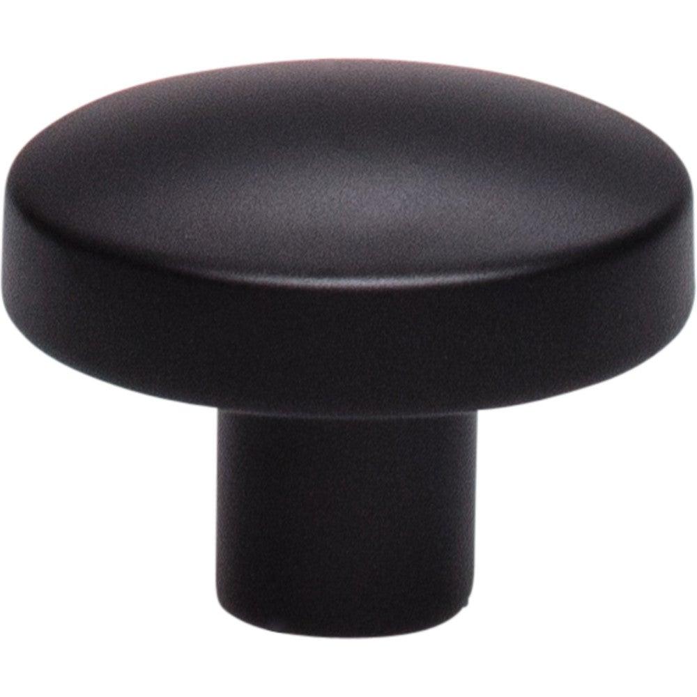 Hillmont Knob by Top Knobs - Flat Black - New York Hardware