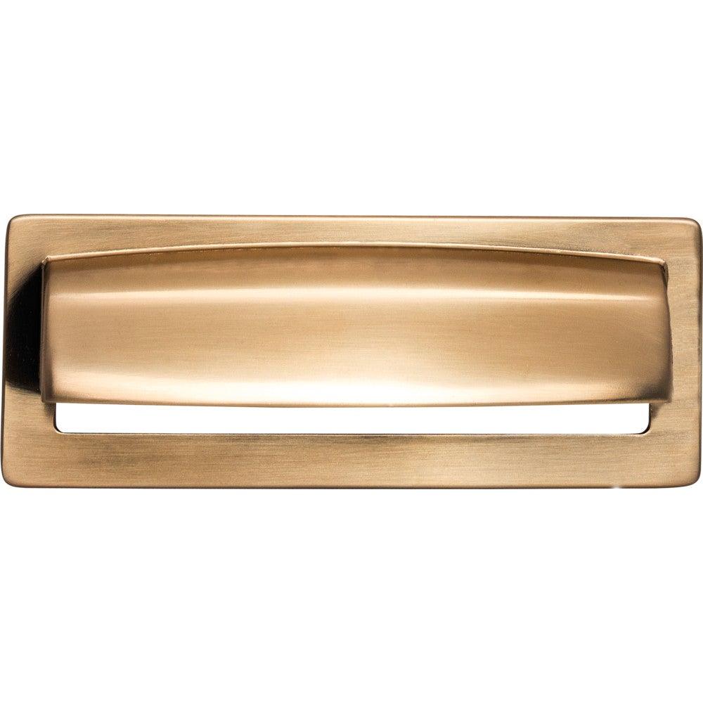 Hollin Cup Pull by Top Knobs - Honey Bronze - New York Hardware