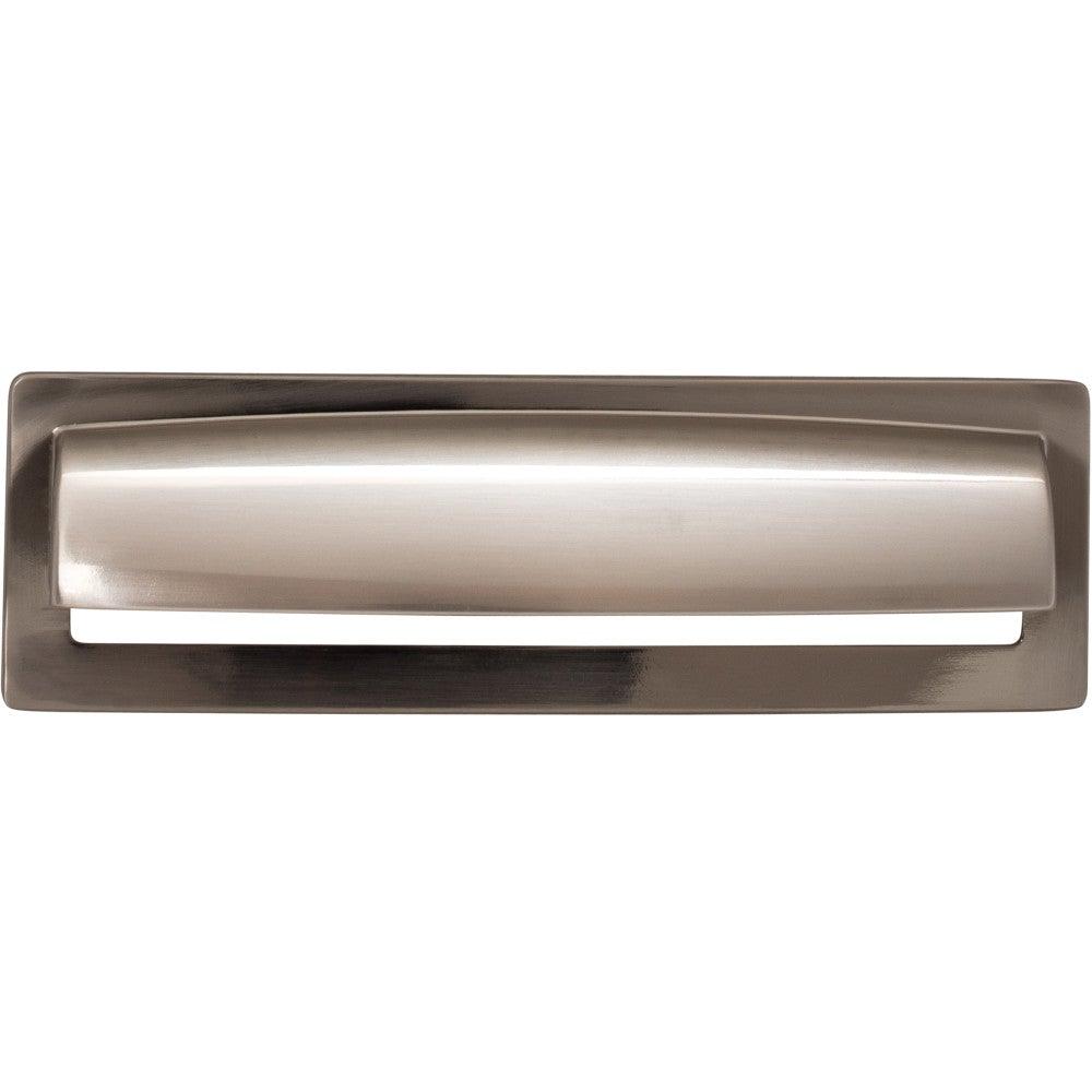 Hollin Cup Pull by Top Knobs - Brushed Satin Nickel - New York Hardware
