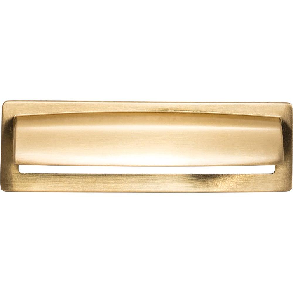 Hollin Cup Pull by Top Knobs - Honey Bronze - New York Hardware