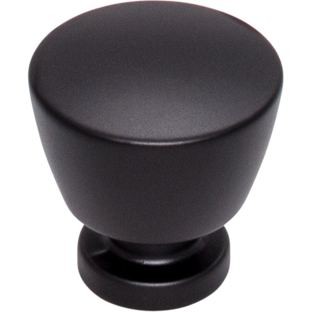 Allendale Knob by Top Knobs - Flat Black - New York Hardware