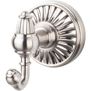 Tuscany Bath Double Hook by Top Knobs - Brushed Satin Nickel - New York Hardware
