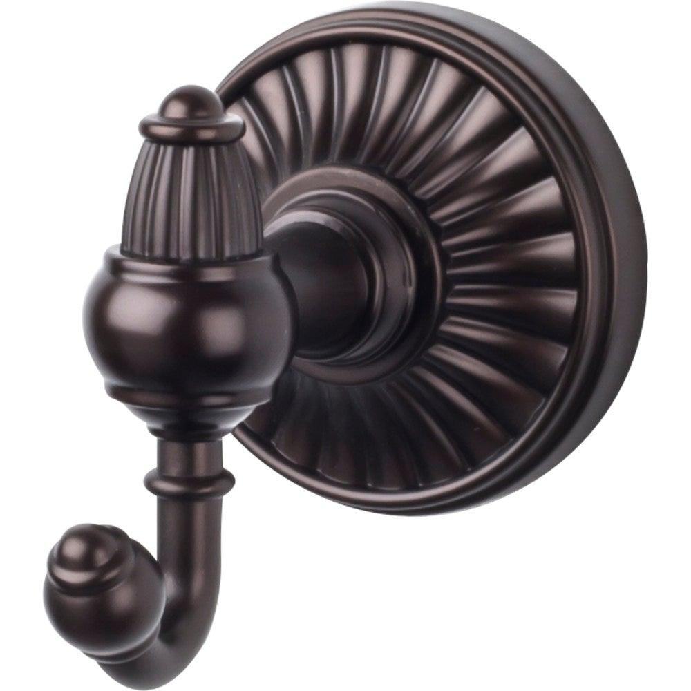 Tuscany Bath Double Hook by Top Knobs - Oil Rubbed Bronze - New York Hardware