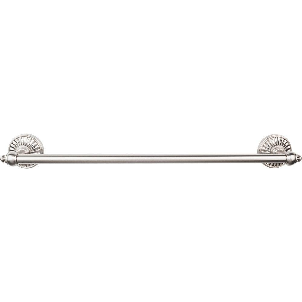 Tuscany Bath Single Towel Bar by Top Knobs - Brushed Satin Nickel - New York Hardware