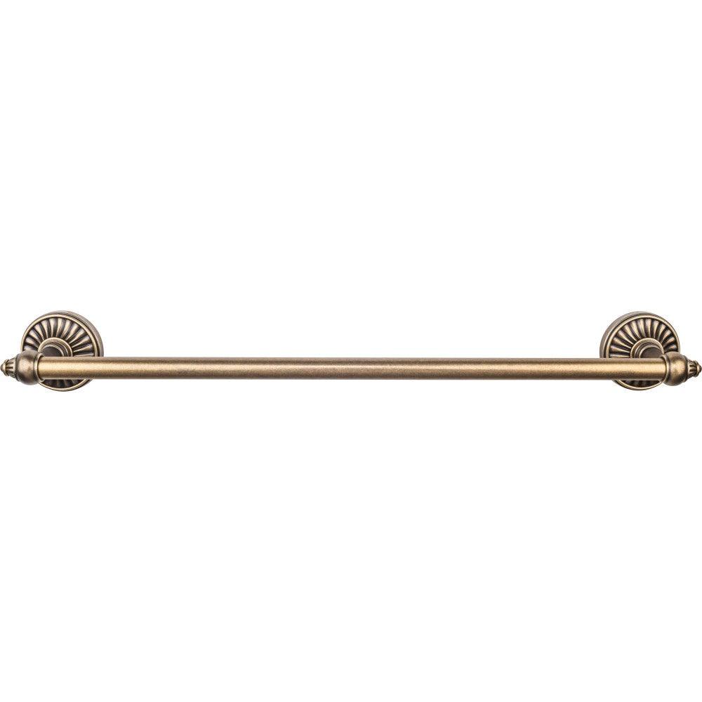 Tuscany Bath Single Towel Bar by Top Knobs - German Bronze - New York Hardware