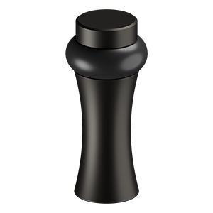 Round Concave Universal Solid Brass Decorative Floor Bumper by Deltana -  - Oil Rubbed Bronze - New York Hardware