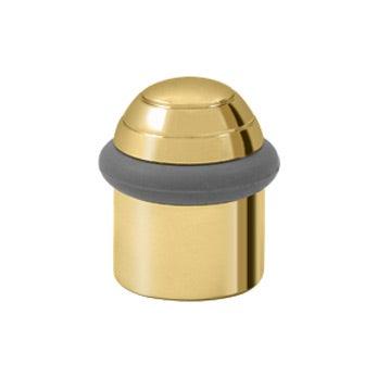 Round Universal Floor Bumper Dome Cap 1 1/2" - PVD - Polished Brass - New York Hardware Online