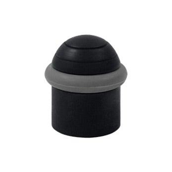 Round Universal Floor Bumper Dome Cap 1 1/2" - Black - New York Hardware Online