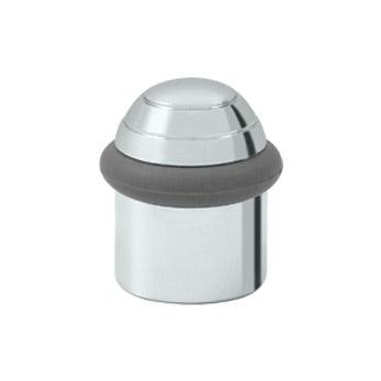 Round Universal Floor Bumper Dome Cap 1 1/2" - Polished Chrome - New York Hardware Online