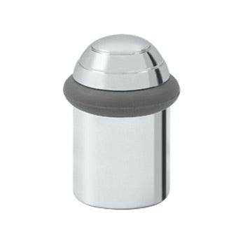 Round universal Floor Bumper Dome Cap 2" - Polished Chrome - New York Hardware Online