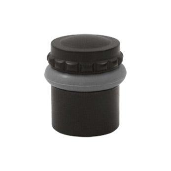 Round Universal Floor Bumper Pattern Cap 1 1/2" - Oil Rubbed Bronze - New York Hardware Online