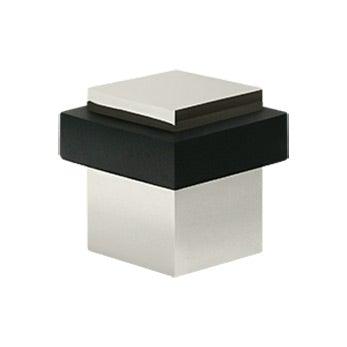 Square Universal Floor Bumper 1 3/8" - Polished Nickel - New York Hardware Online