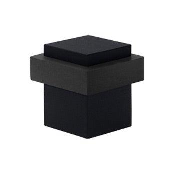 Square Universal Floor Bumper 1 3/8" - Black - New York Hardware Online