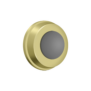 Convex Transitional Flush Door Bumper by Deltana -  - Polished Brass - New York Hardware