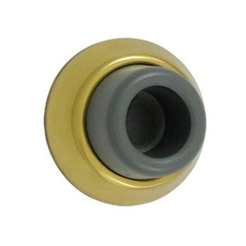 Flush Bumper 1 7/8" Diameter - PVD - Polished Brass - New York Hardware Online