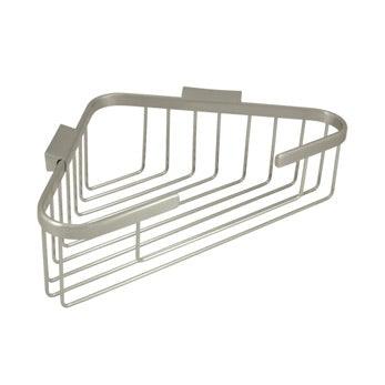 Wire Basket, 13" Corner Basket - Satin Nickel - New York Hardware Online