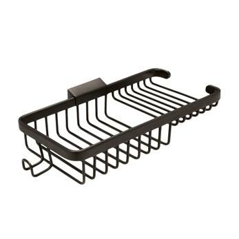 Wire Basket, 10" Rect/Com w/Hook - Oil Rubbed Bronze - New York Hardware Online