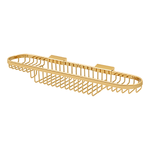 Combo Wire Basket by Deltana -  - PVD Polished Brass - New York Hardware