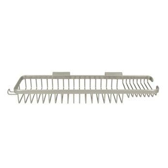 Wire Basket, 17 1/2" Rect/Com w/Hook - Satin Nickel - New York Hardware Online