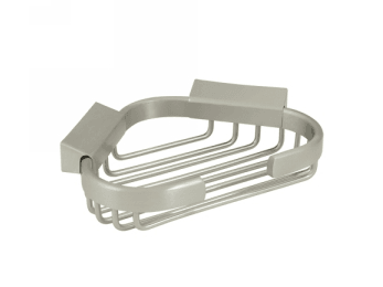 Wire Basket, 6" Rect. Soap Holder - Polished Chrome - New York Hardware Online