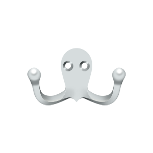 Double Hook by Deltana -  - Polished Chrome - New York Hardware