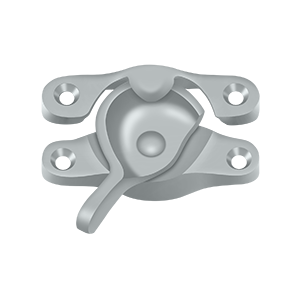 Window Sash Lock by Deltana - 1" x 2-5/8" - Brushed Chrome - New York Hardware