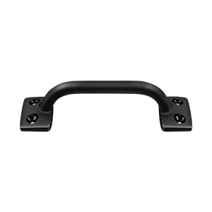 Square Base Pull by Deltana -  - Paint Black - New York Hardware