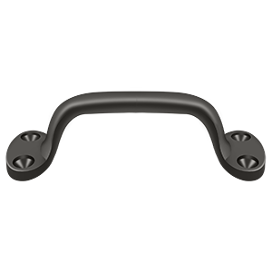 Rounded Base Pull by Deltana -  - Oil Rubbed Bronze - New York Hardware