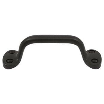 Front Mounted Rounded Cabinet Pull, 6" - Oil Rubbed Bronze - New York Hardware Online