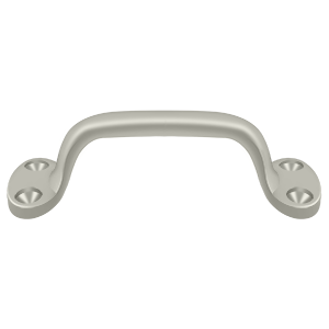 Rounded Base Pull by Deltana -  - Brushed Nickel - New York Hardware